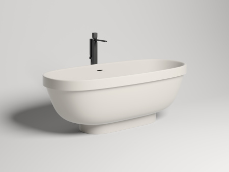 Ванна из искусственного камня Salini GRECA 103121M 180х80 отдельностоящая овальная